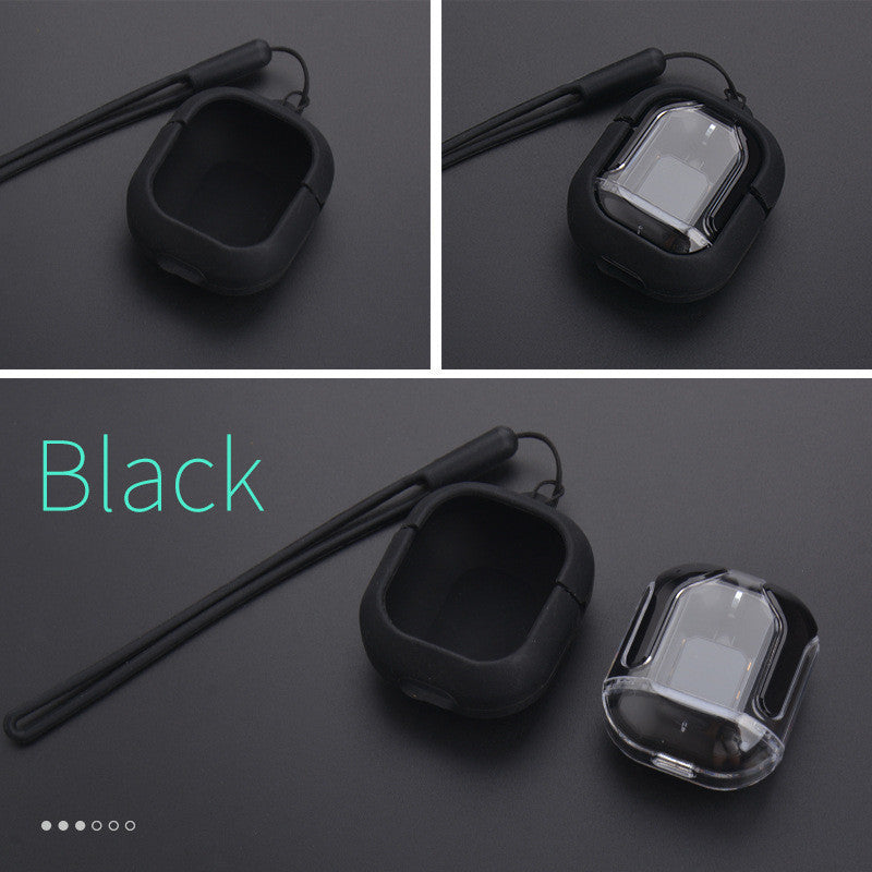 Mini casque Bluetooth sans fil transparent avec affichage numérique