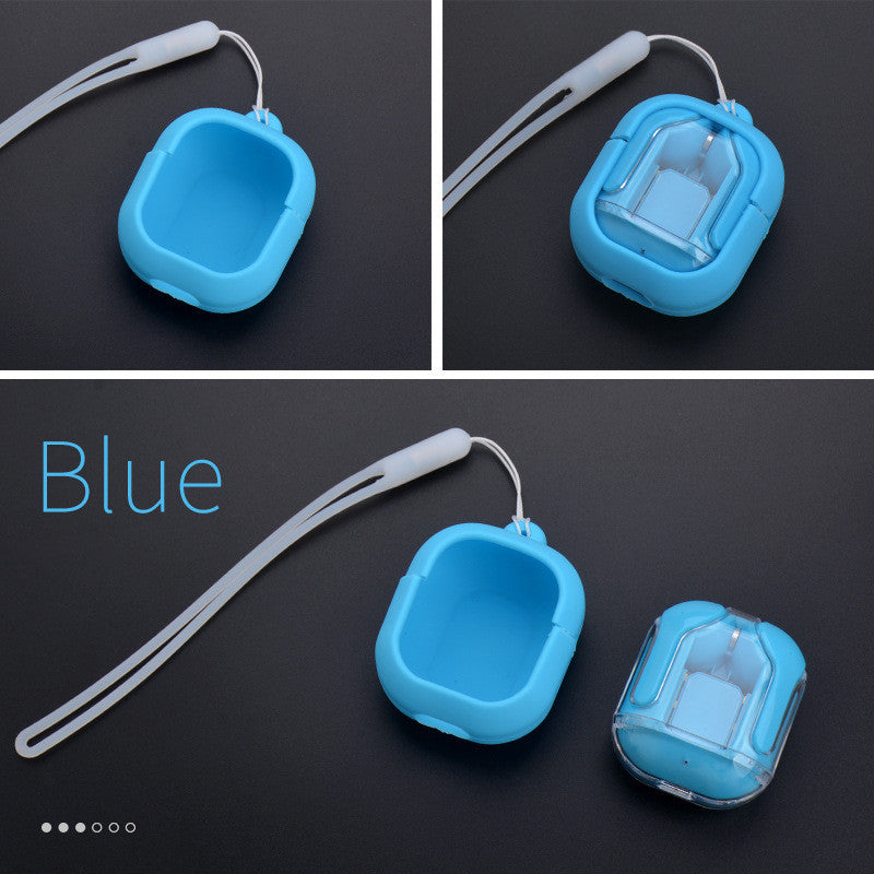 Mini casque Bluetooth sans fil transparent avec affichage numérique